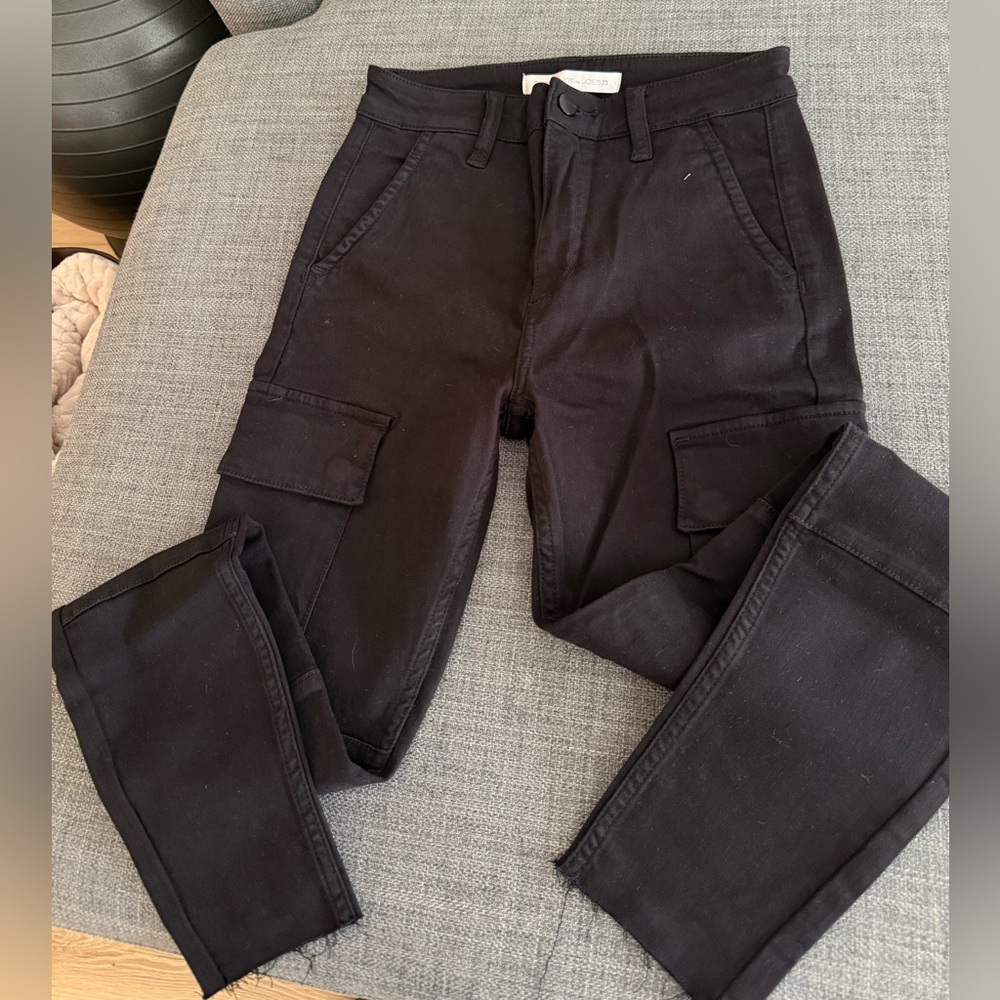 Favorite Daughter Black Cargo High Rise